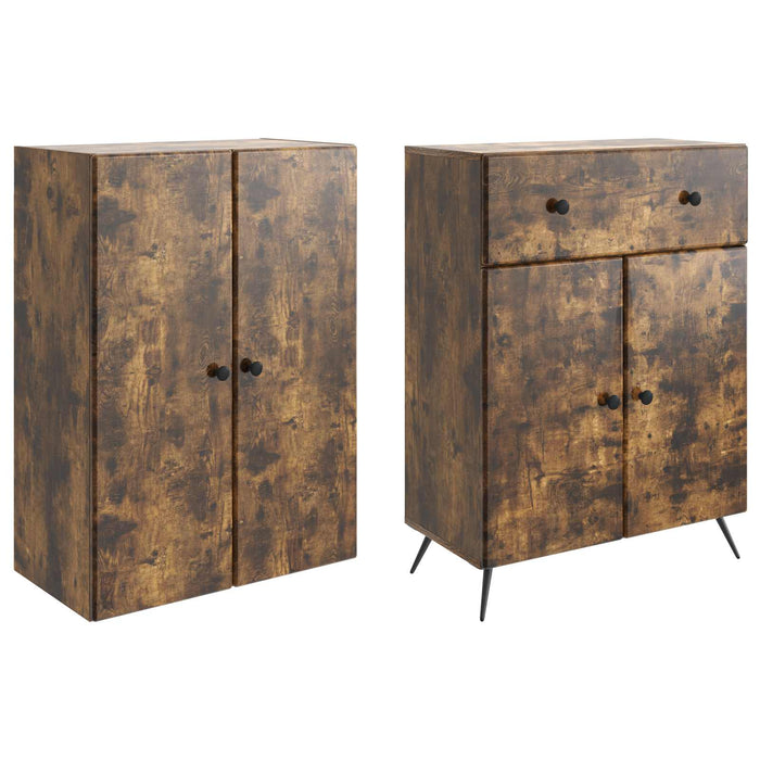 2 pcs Stejar fumuriu WALTI