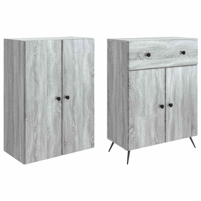 2 pcs Sonoma gri WALTI