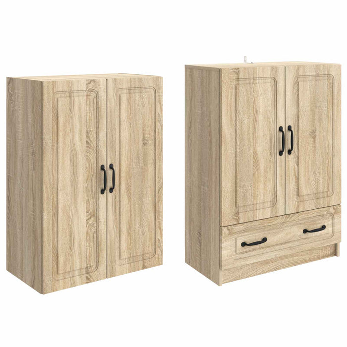 Set de Dulapuri 2 pcs Stejar Sonoma Lemn prelucrat WALTI