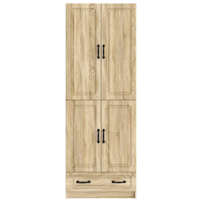 Set de Dulapuri 2 pcs Stejar Sonoma Lemn prelucrat WALTI