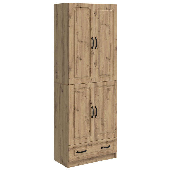 Set de Dulapuri 2 pcs Stejar Artizanal Lemn prelucrat WALTI