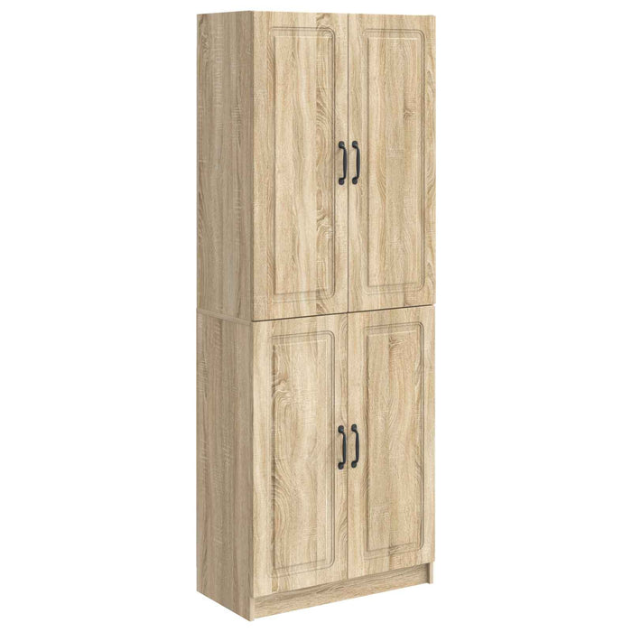 Set de Dulapuri 2 pcs Stejar Sonoma Lemn prelucrat WALTI