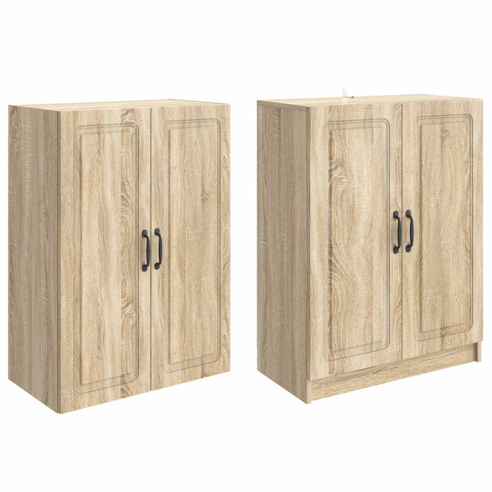 Set de Dulapuri 2 pcs Stejar Sonoma Lemn prelucrat WALTI