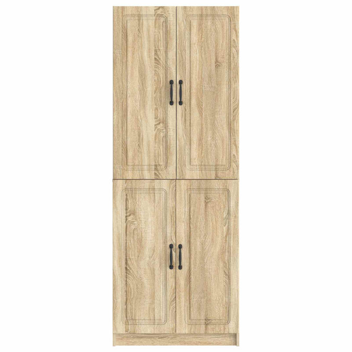 Set de Dulapuri 2 pcs Stejar Sonoma Lemn prelucrat WALTI