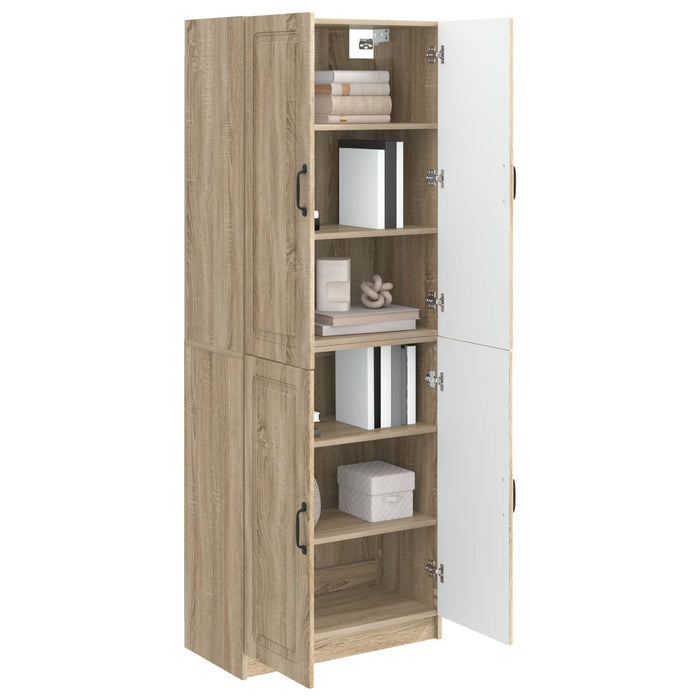Set de Dulapuri 2 pcs Stejar Sonoma Lemn prelucrat WALTI