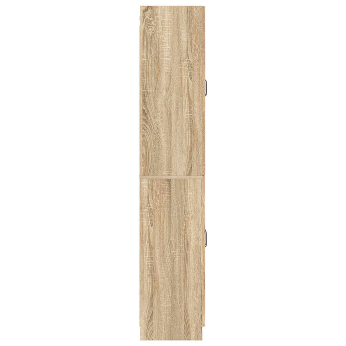 Set de Dulapuri 2 pcs Stejar Sonoma Lemn prelucrat WALTI