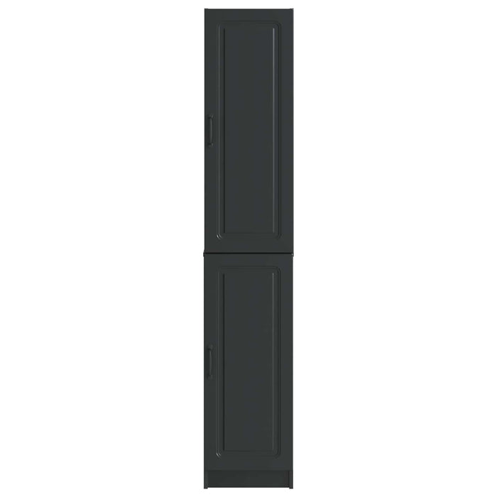 Set de Dulapuri 2 pcs Negru Lemn prelucrat WALTI
