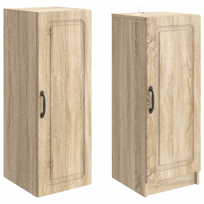 Set de Dulapuri 2 pcs Stejar Sonoma Lemn prelucrat WALTI
