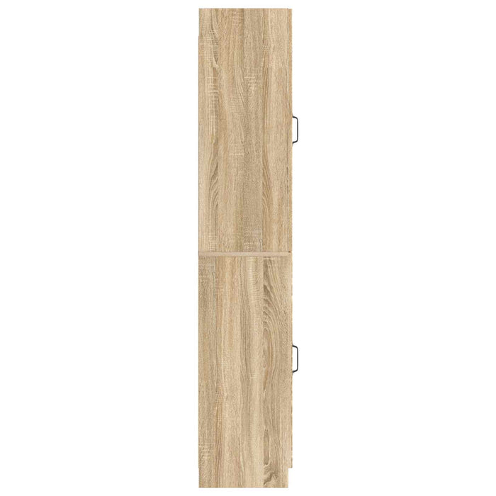 Set de Dulapuri 2 pcs Stejar Sonoma Lemn prelucrat WALTI