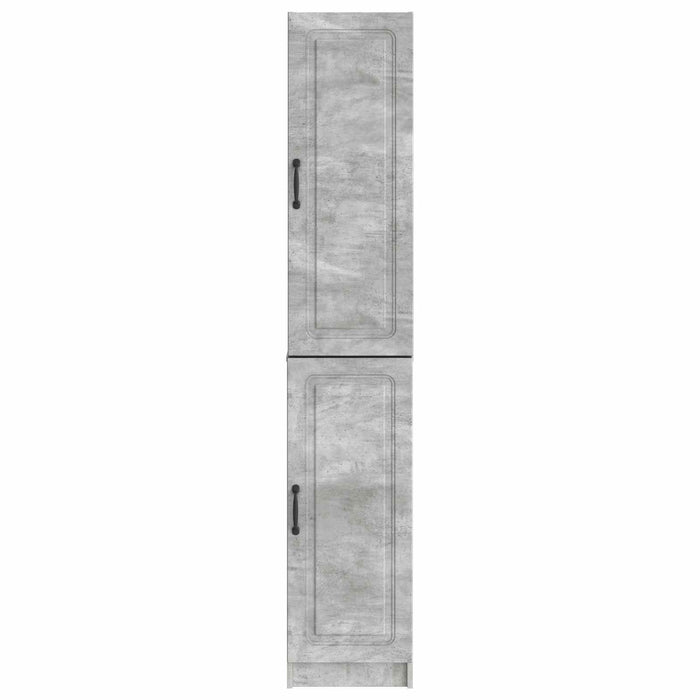Set de Dulapuri 2 pcs Gri Beton Lemn prelucrat WALTI