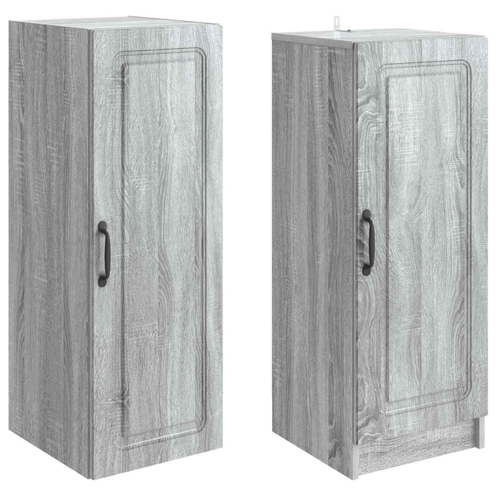 Set de Dulapuri 2 pcs Sonoma gri Lemn prelucrat WALTI