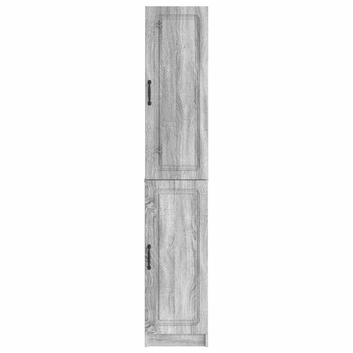 Set de Dulapuri 2 pcs Sonoma gri Lemn prelucrat WALTI