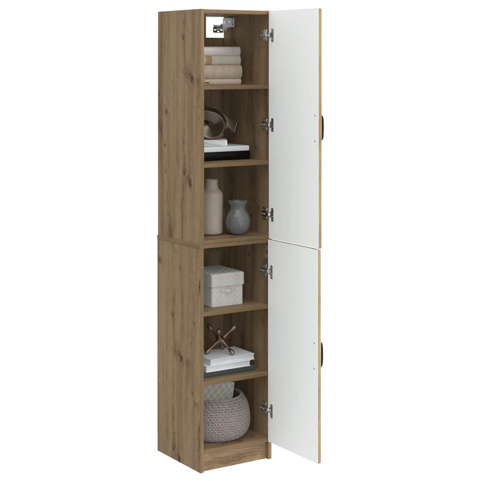 Set de Dulapuri 2 pcs Stejar Artizanal Lemn prelucrat WALTI