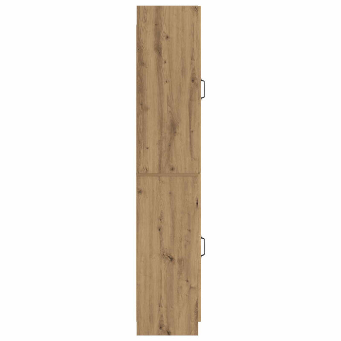 Set de Dulapuri 2 pcs Stejar Artizanal Lemn prelucrat WALTI