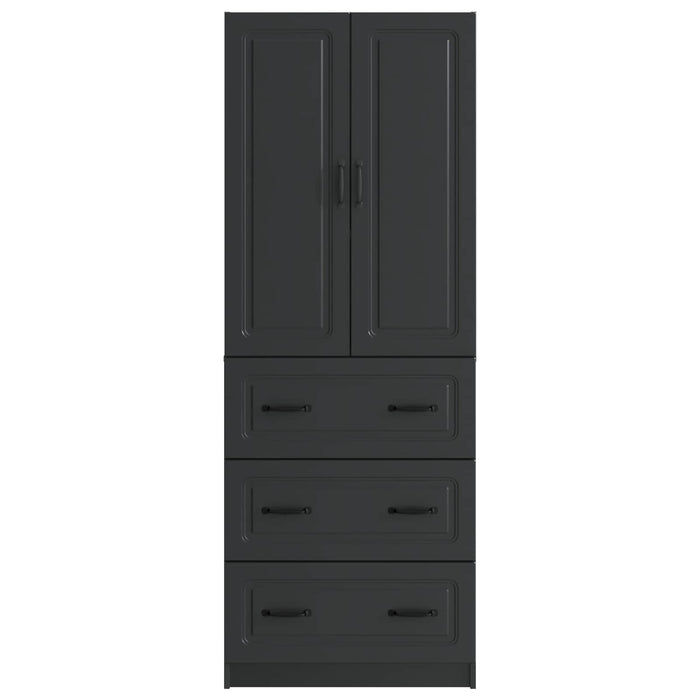 Set de Dulapuri 2 pcs Negru 66 x 34,5 x 87 cm Lemn prelucrat - WALTI WALTI