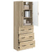 Set de Dulapuri 2 pcs Stejar Sonoma 66 x 34,5 x 87 cm - WALTI WALTI