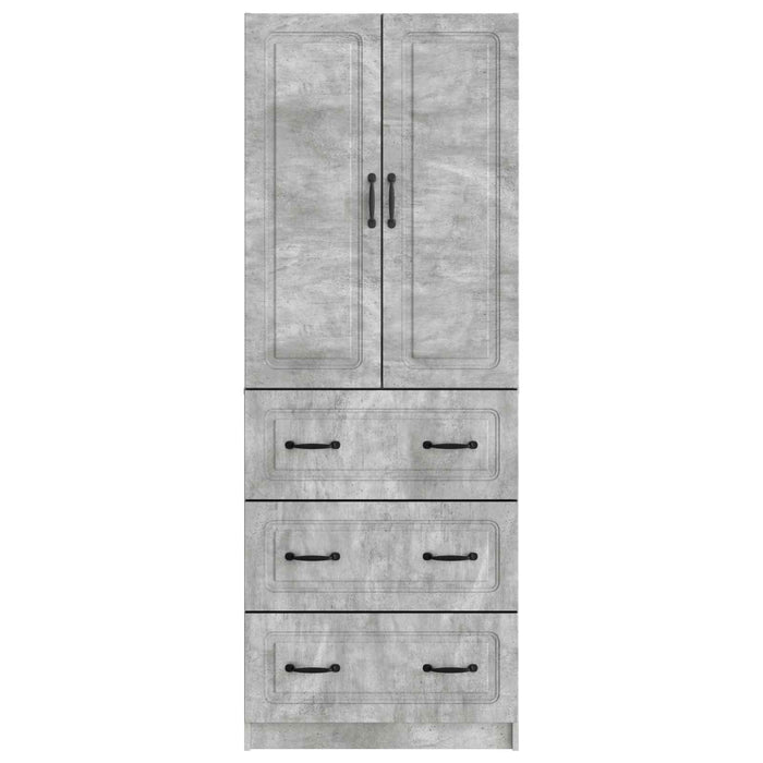 Set de Dulapuri 2 pcs Gri Beton 66 x 34,5 x 87 cm - WALTI WALTI