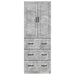 Set de Dulapuri 2 pcs Gri Beton 66 x 34,5 x 87 cm - WALTI WALTI