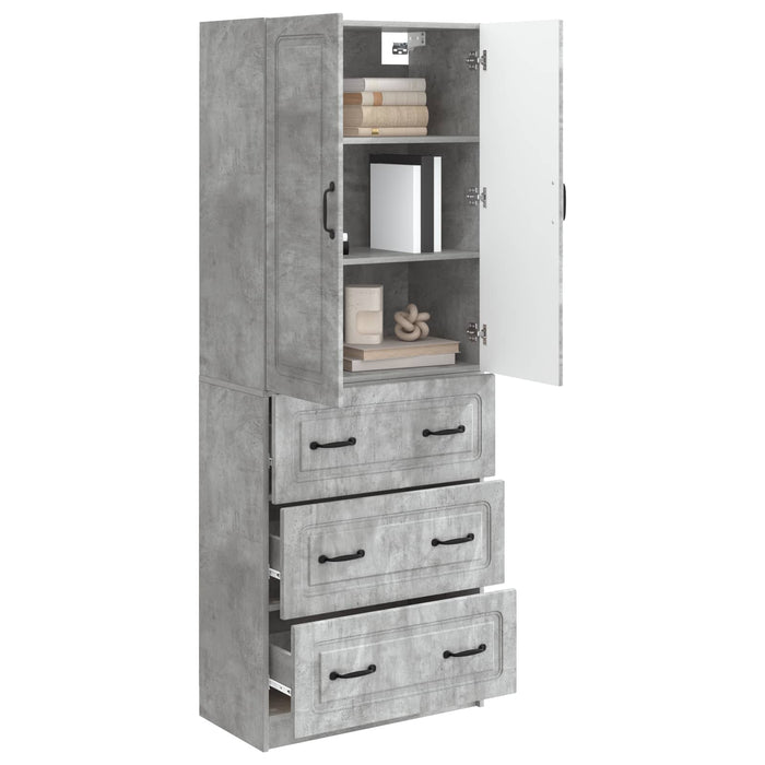 Set de Dulapuri 2 pcs Gri Beton 66 x 34,5 x 87 cm - WALTI WALTI