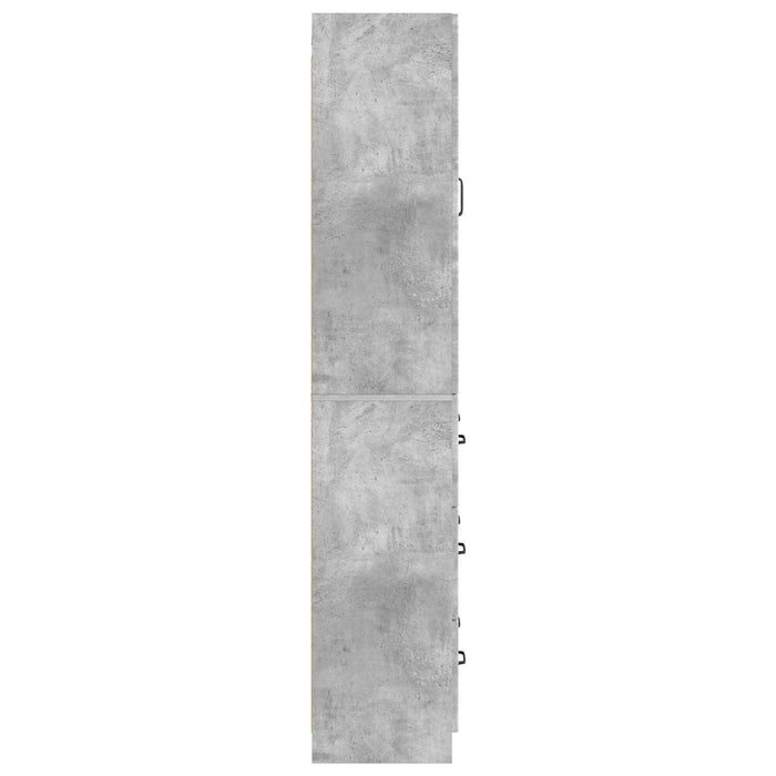 Set de Dulapuri 2 pcs Gri Beton 66 x 34,5 x 87 cm - WALTI WALTI