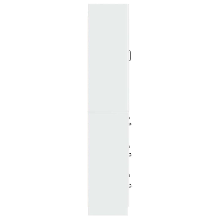 Set de Dulapuri 2 pcs Alb foarte lucios 66 x 34,5 x 87 cm - WALTI WALTI