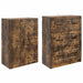 Set de Dulapuri 2 pcs Stejar fumuriu 66 x 34,5 x 87 cm - WALTI WALTI