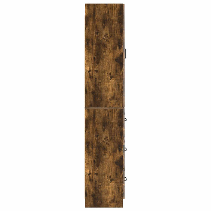 Set de Dulapuri 2 pcs Stejar fumuriu 66 x 34,5 x 87 cm - WALTI WALTI