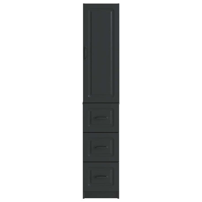 Set de Dulapuri 2 pcs Negru 33 x 34,5 x 87 cm Lemn prelucrat - WALTI WALTI