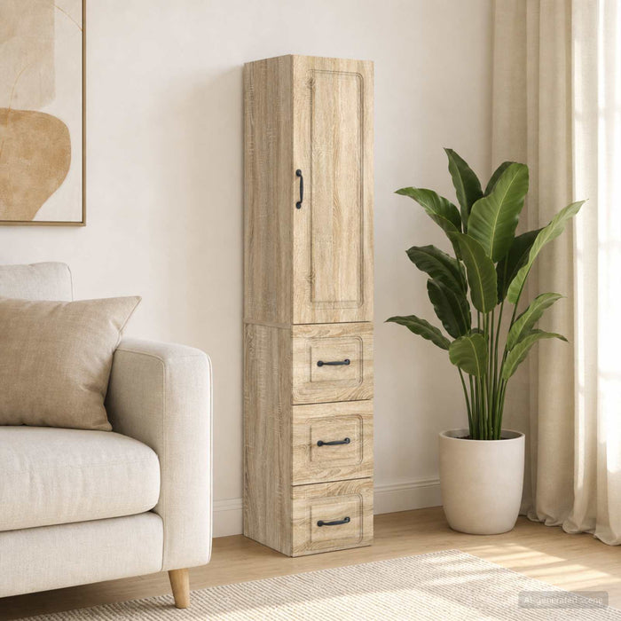Set de Dulapuri 2 pcs Stejar Sonoma 33 x 34,5 x 87 cm - WALTI WALTI