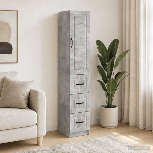 Set de Dulapuri 2 pcs Gri Beton 33 x 34,5 x 87 cm - WALTI WALTI