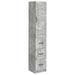 Set de Dulapuri 2 pcs Gri Beton 33 x 34,5 x 87 cm - WALTI WALTI