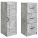 Set de Dulapuri 2 pcs Gri Beton 33 x 34,5 x 87 cm - WALTI WALTI