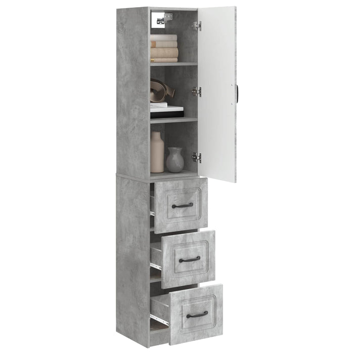 Set de Dulapuri 2 pcs Gri Beton 33 x 34,5 x 87 cm - WALTI WALTI