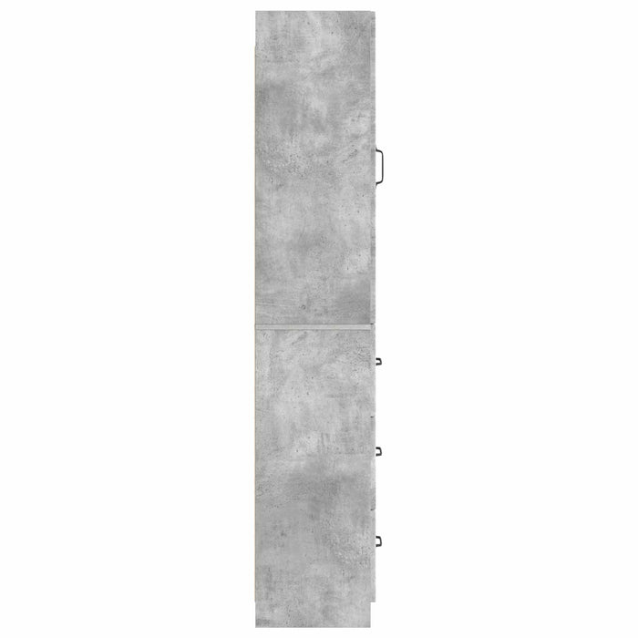 Set de Dulapuri 2 pcs Gri Beton 33 x 34,5 x 87 cm - WALTI WALTI