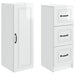 Set de Dulapuri 2 pcs Alb foarte lucios 33 x 34,5 x 87 cm - WALTI WALTI
