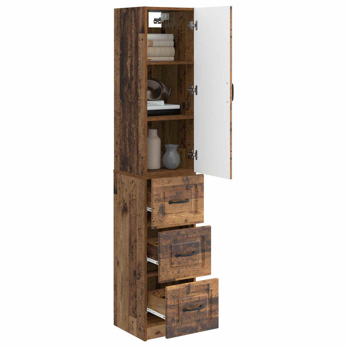 Set de Dulapuri 2 pcs Lemn vechi 33 x 34,5 x 87 cm - WALTI WALTI