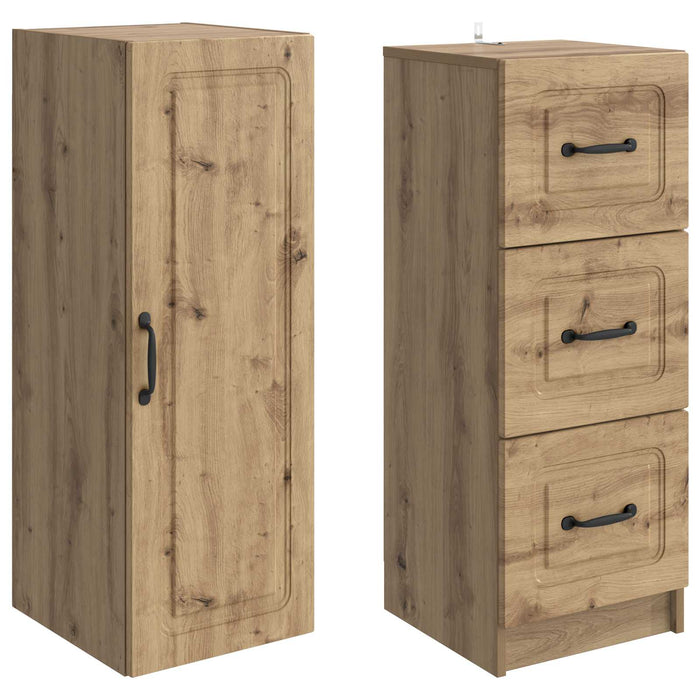 Set de Dulapuri 2 pcs Stejar Artizanal 33 x 34,5 x 87 cm - WALTI WALTI