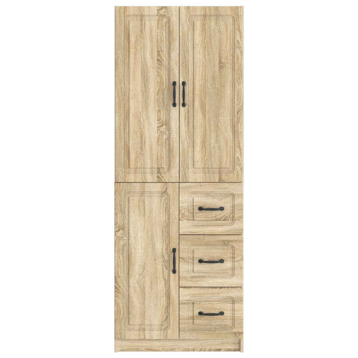 Set de Dulapuri 2 pcs Stejar Sonoma Lemn prelucrat WALTI
