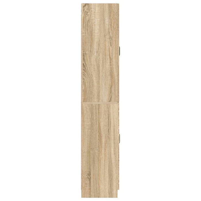 Set de Dulapuri 2 pcs Stejar Sonoma Lemn prelucrat WALTI
