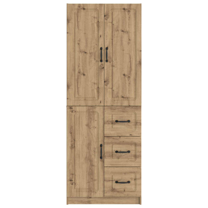 Set de Dulapuri 2 pcs Stejar Artizanal Lemn prelucrat WALTI
