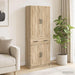 Set de Dulapuri 2 pcs Stejar Sonoma Lemn prelucrat - WALTI WALTI