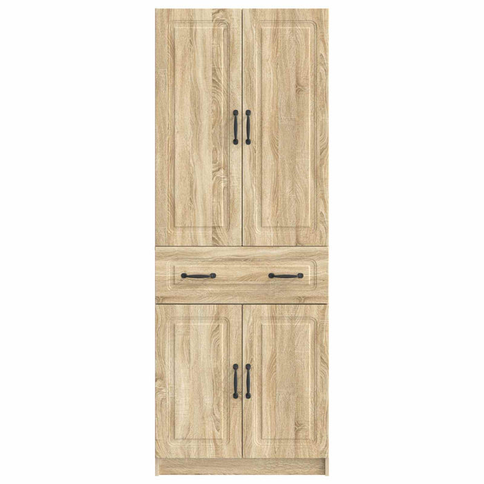 Set de Dulapuri 2 pcs Stejar Sonoma Lemn prelucrat WALTI
