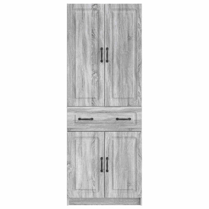Set de Dulapuri 2 pcs Sonoma gri Lemn prelucrat WALTI