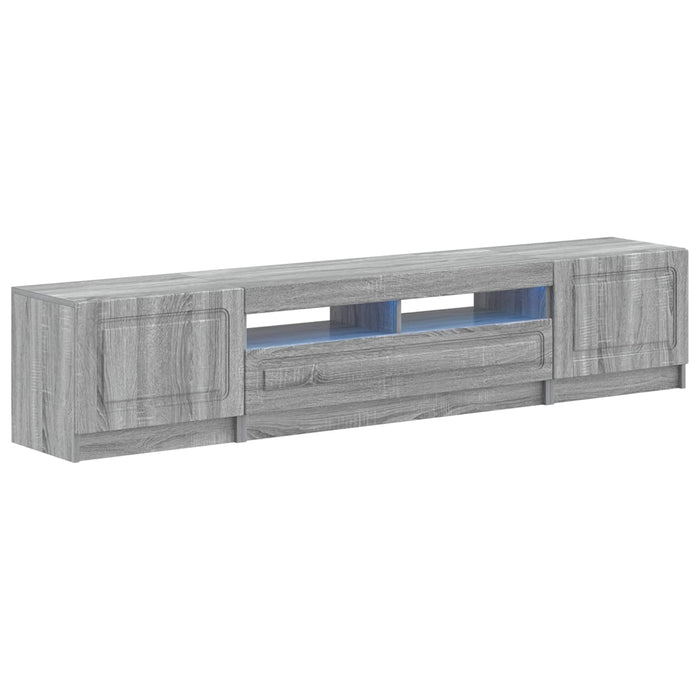 Dulap TV LED cu 5 piese Sonoma gri Lemn prelucrat WALTI