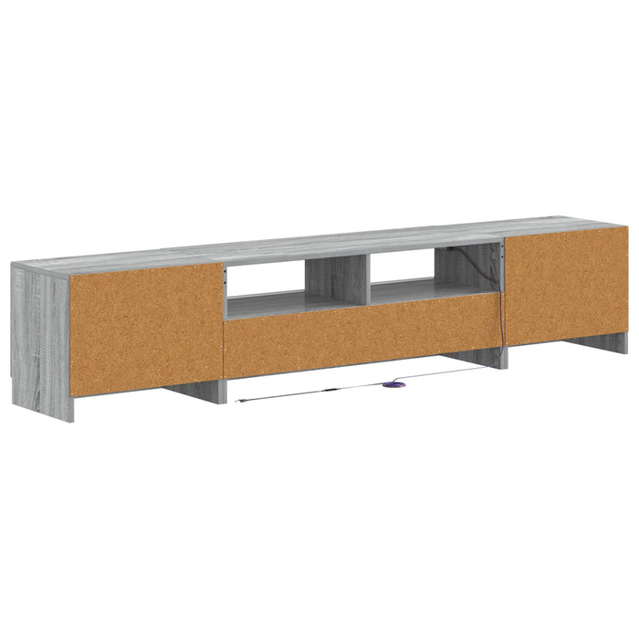Dulap TV LED cu 5 piese Sonoma gri Lemn prelucrat WALTI
