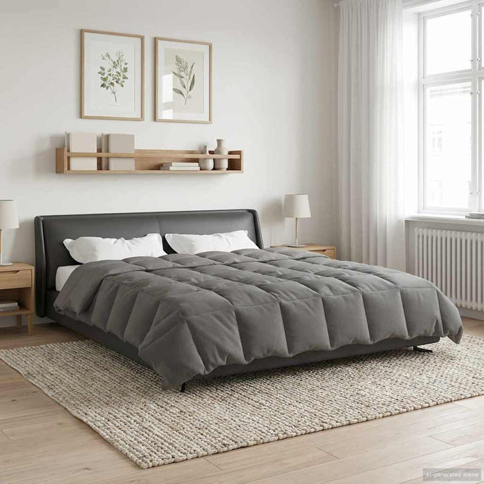 Pilotă de vară Patos Gri deschis 240 x 260 cm Microfibră - WALTI WALTI