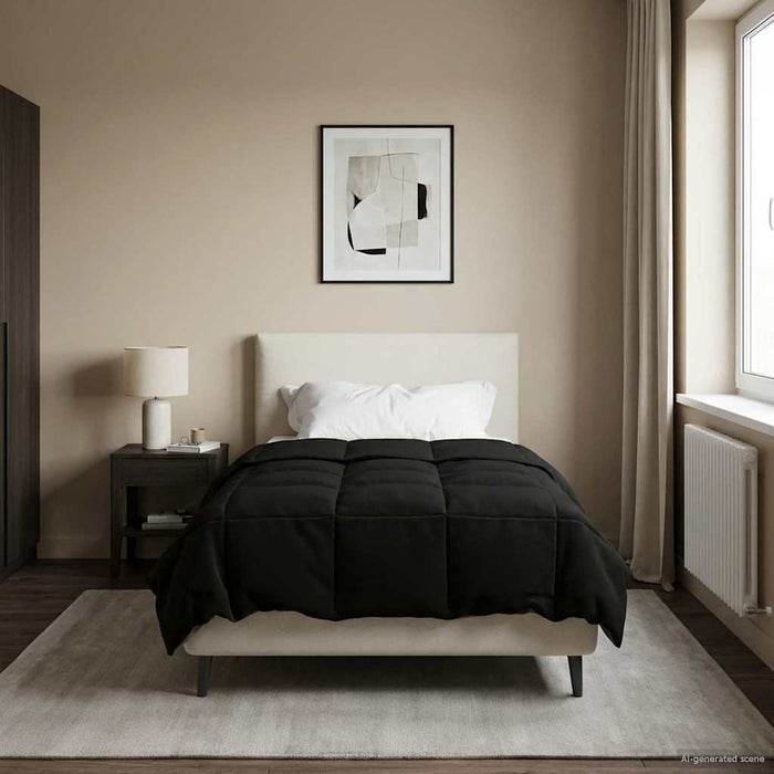 Pilotă de vară Patos Negru 140 x 220 cm Microfibră - WALTI WALTI