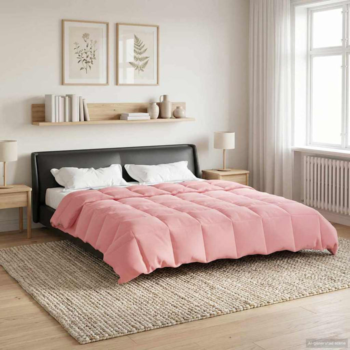 Pilotă de vară Patos Roz 200 x 220 cm Microfibră - WALTI WALTI