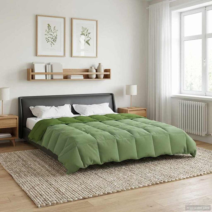 Pilotă de vară Patos Verde 200 x 200 cm Microfibră - WALTI WALTI