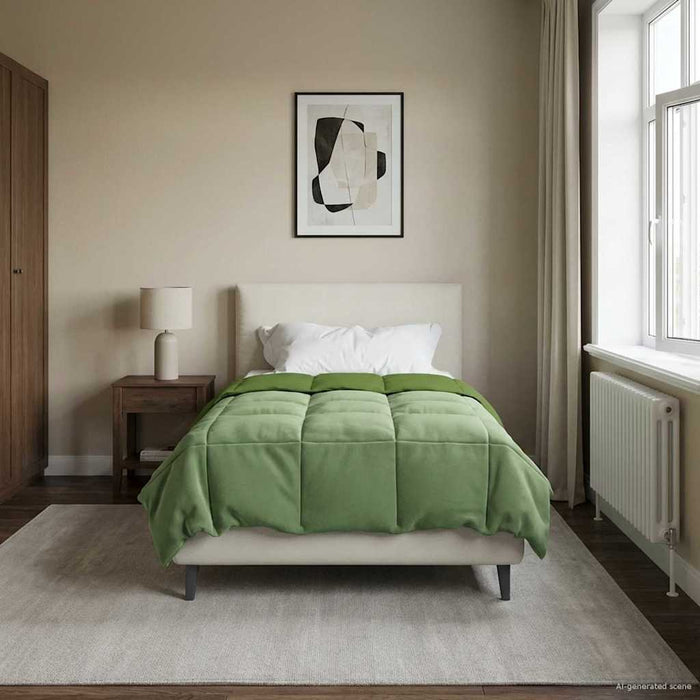 Pilotă de vară Patos Verde 140 x 220 cm Microfibră - WALTI WALTI